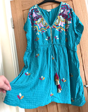 Monsoon Turquoise Kaftan Style
