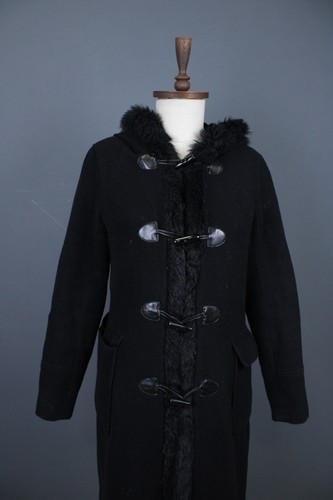 Laura ashley black wool blend - black,