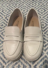 Creamy White Penny loafers