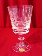 Royal Brierley 'Harrogate Golf Club Centenary 1992' Large Crystal Wine Goblet 