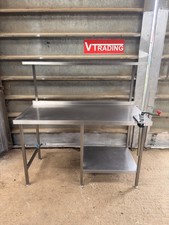 Commercial Stainless Steel Table & Pass (150cm) | Read Descrip For Delivery V738