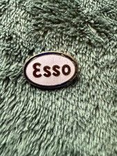 Vintage Esso Petrol enamel