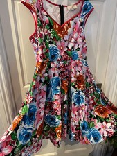 FLORAL ROCK & ROLL DRESS