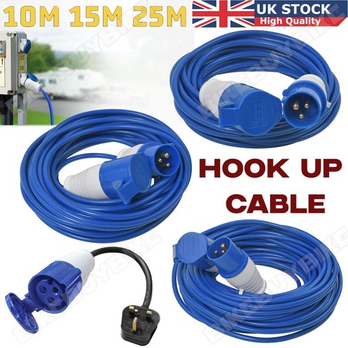 Caravan mains hook cable - caravan,