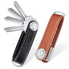 Smart Compact Leather Key Holder Keyring Organizer Pocket Keychain Pocket Tool