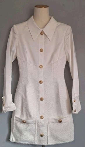 Women white shirt dress s - women’s,