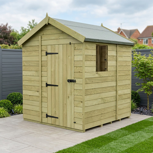 Apex shed single - shed, door