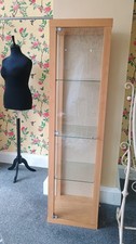 Ikea Glass and Wood Display cabinet in good condition
