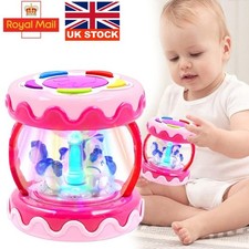Baby Toys 6 12 18 Months Unicorn Carousel Rotating Projector Light Up Toys Gifts