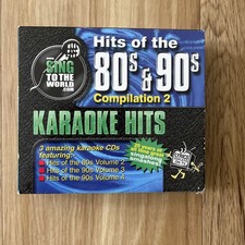 Karaoke Pop Party 3 CD Box set Hits of the 80s and 90s