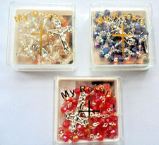Catholic rosary beads acrylic - catholic,