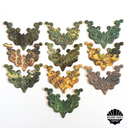 Embossed die cuts - 10,