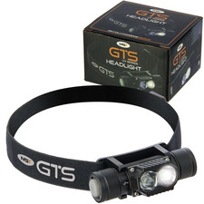 NGT Head Torch Headlamp GTS Carp Fishing White 250 Lms with UV Rechargeable