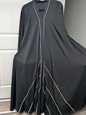 Black Dubai Abaya/Kaftan with