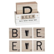 Shabby Chic Scrabble Wooden