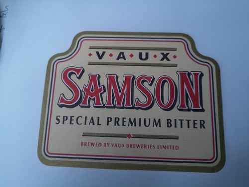 Beer mat vaux samson special - vaux,