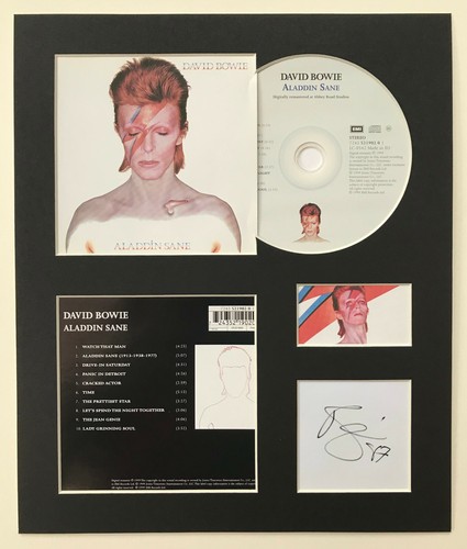 David bowie signed - david,