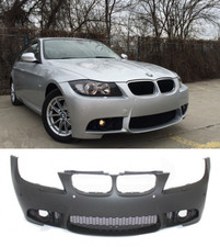 BMW E90 E91 SALOON TOURING M3 LOOK STYLE FRONT BUMPER 08-11 WASHERS PDC