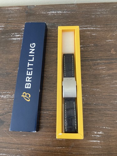 Breitling 22mm alligator - 22mm, &