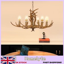 Antler Resin Chandelier 6 Head