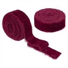 2Pcs Velvet Ribbon 1" x 6Yd