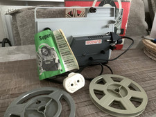 Vintage Cine Royal Super 8 Film Projector With Box & Accessories- untested
