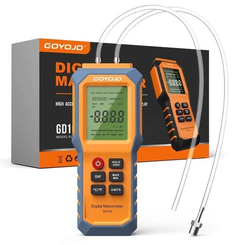 Digital manometer with backlit - digital,