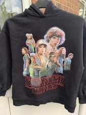 ZARA - Black Stranger Things Design Hoodie. Age 13-14 Years