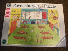 RAVENSBURGER JIGSAW - CLASSROOM CHAOS - 1000 PIECE - EXCELLENT CONDITION