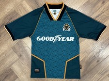 Wolverhampton Wanderers Score Draw 1996 Shirt - Size Adult Small P2P 19 inches 