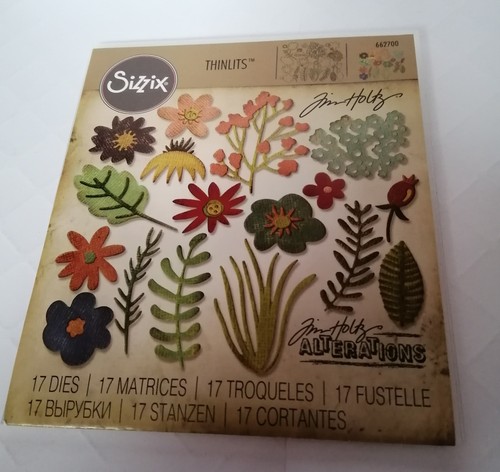 Tim holtz sizzix funky floral - holtz,