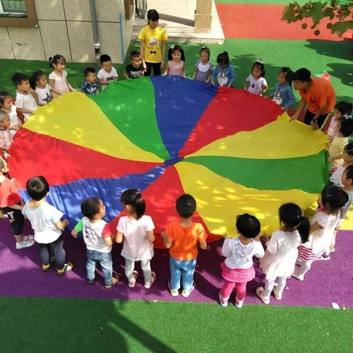 Large rainbow kids play - kids,