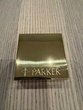 Vintage Brass Block Parker Pen