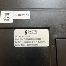 Salter Brecknell 315  Weighing