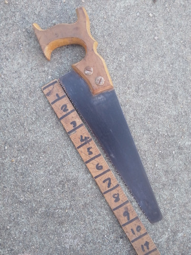Vintage small hand saw - vintage,
