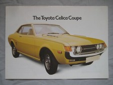 1974 Toyota Celica Coupe Brochure Publication Number CST/74/1