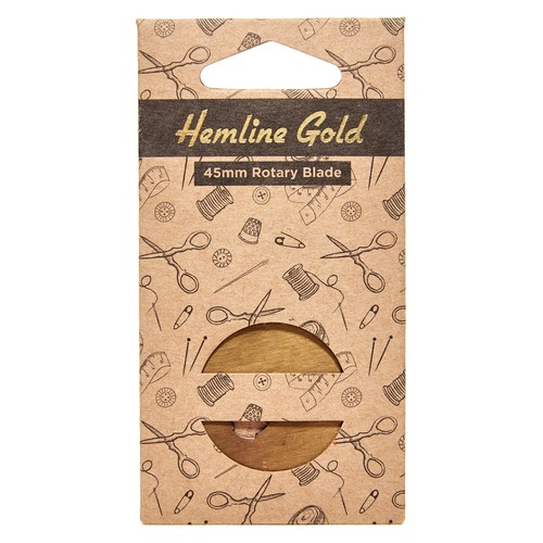 Hemline gold straight rotary - gold,