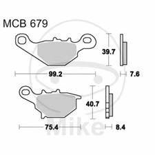 Brake Pads STD TRW Lucas