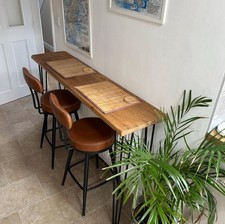 Rustic industrial table with