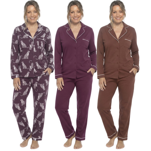 Ladies pyjama set womens - pyjama,