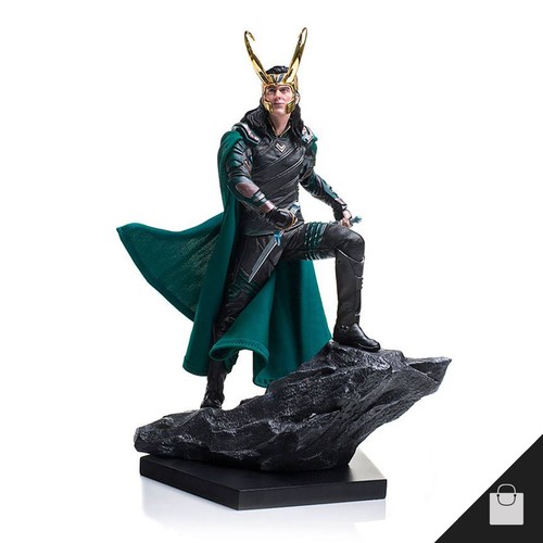 Iron studios loki statue - iron,