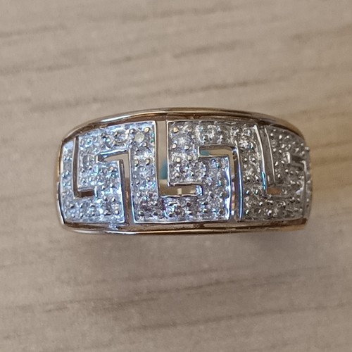 9ct gold and - gold, ring