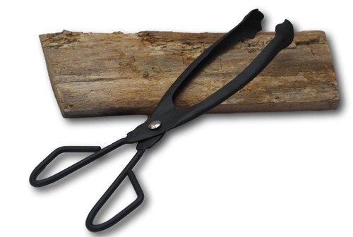 Inglenook black fire tongs - 12,