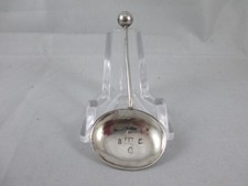 UNUSUAL STERLING SILVER  SALT/CONDIMENT SPOON, THOMAS FREEMAN, BIRM 1836