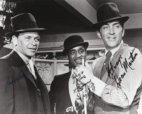 Rat pack signed photo 8x10 - rat,