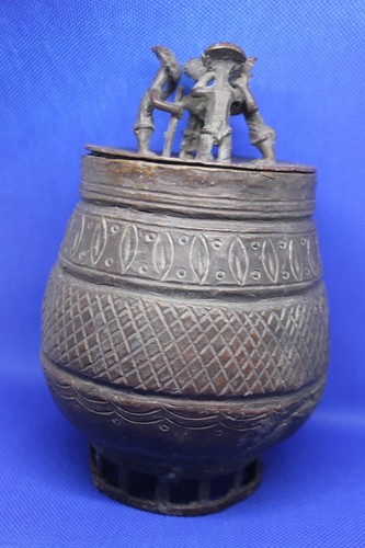 Antique ashanti bronze kuduo - ashanti,