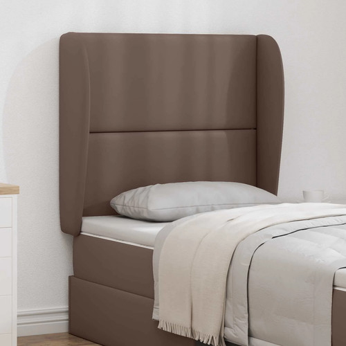 Headboard wave ear - tan, pvc