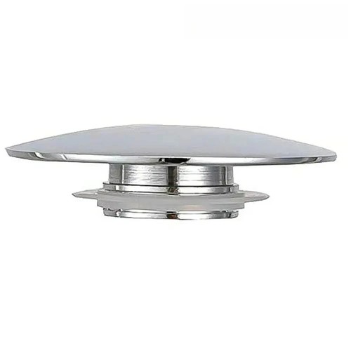 Basin waste sink plug - basin, silver