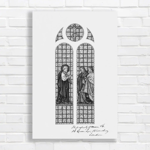 Stained glass religiouswork - stained,