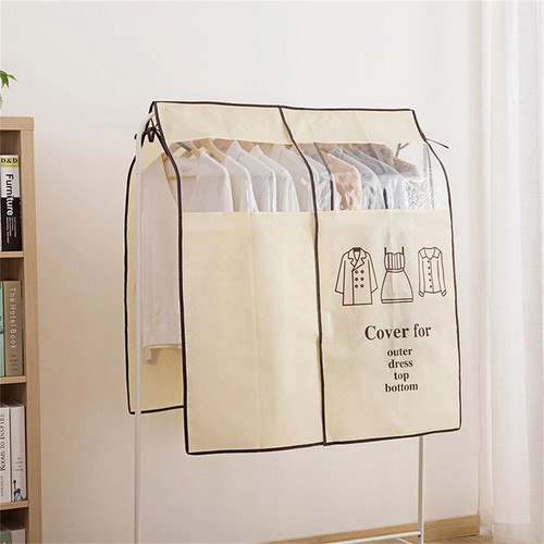 Clear clothes rail cover - clear,